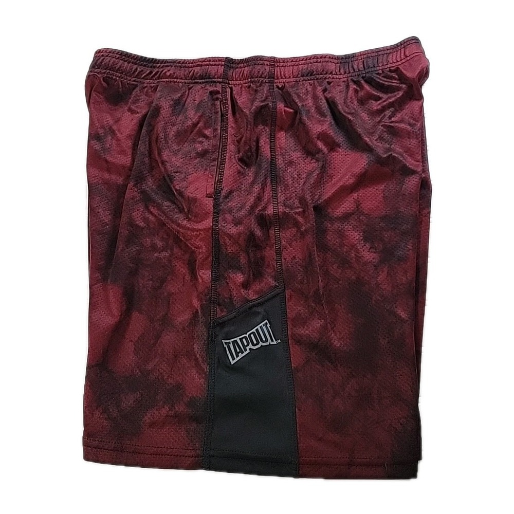 Tapout Shorts Men's Size XL RED‎ Performance Drawstring Pockets Combat MMA Logo